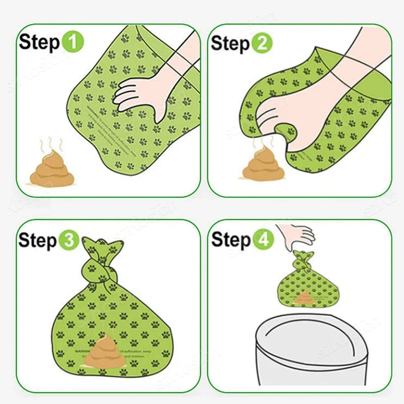 Self-Cleaning Cat Litter Scoop with Waste Bag Dispenser