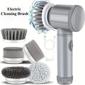 Cordless Electric Spin Scrubber - 5 Brush Heads