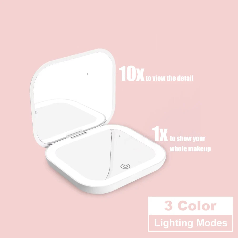 Portable LED Makeup Mirror