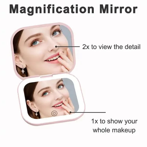 Portable LED Makeup Mirror