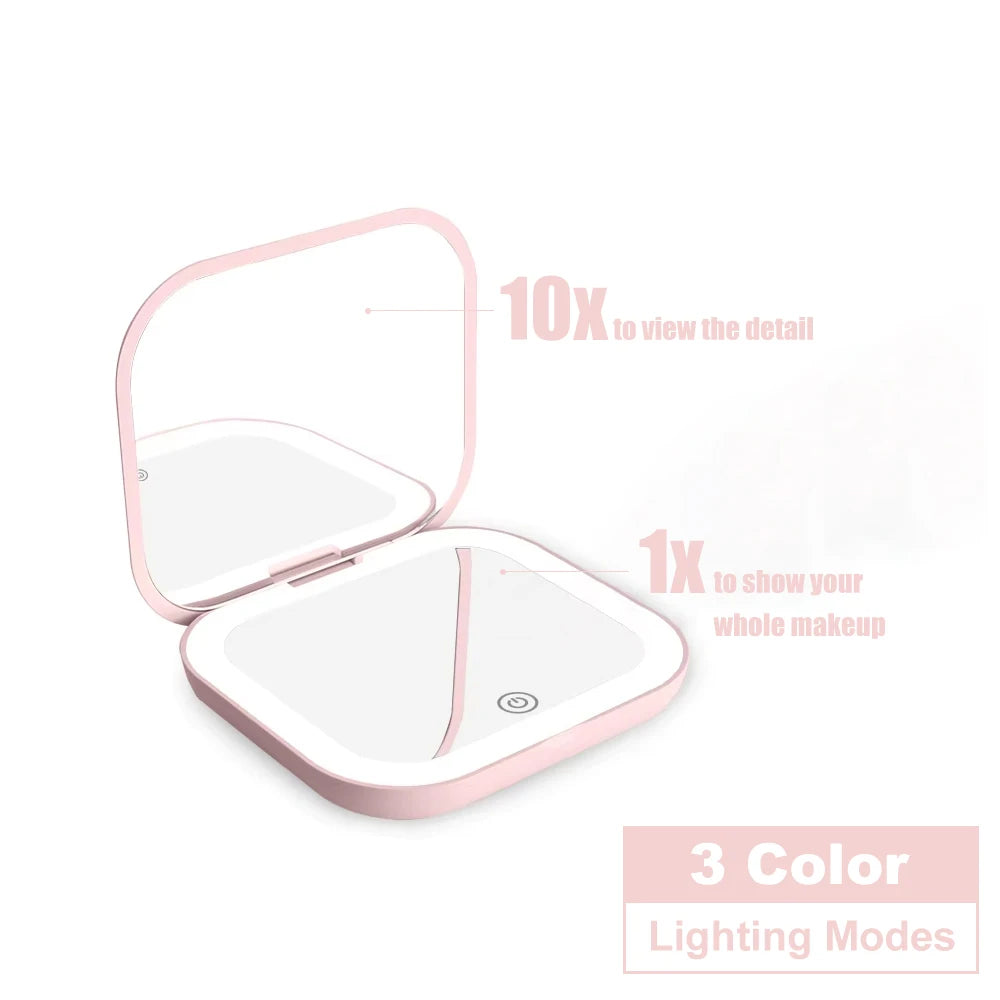 Portable LED Makeup Mirror